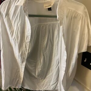 White Short Sleeve Blouse
